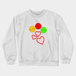 I Love Candy Crewneck Sweatshirt